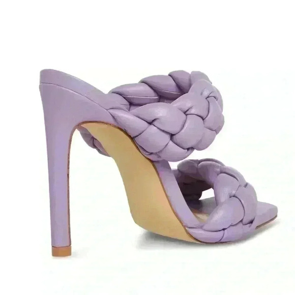 Steve Madden Kenley Lavender Braided Heels, Womens size 6.5 - Picture 5 of 16